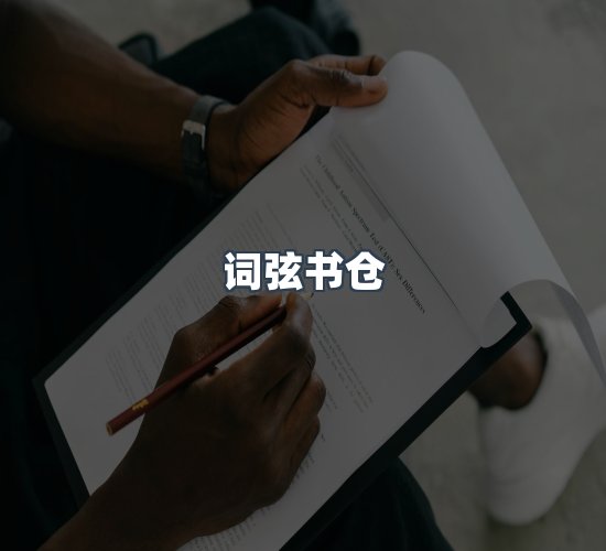 关于词弦书仓